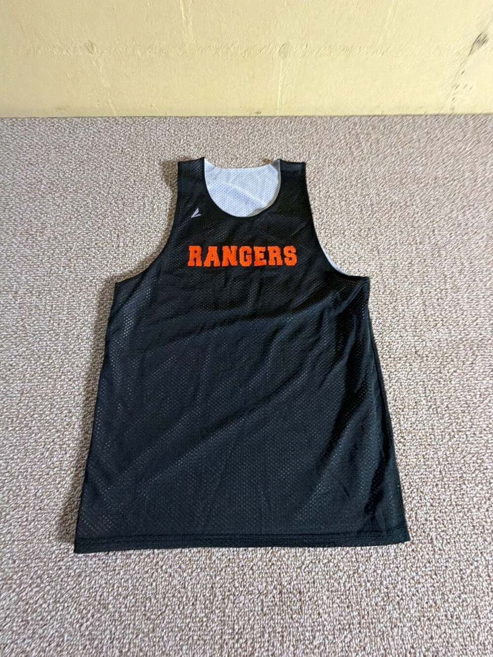 Rangers Reversible Jersey Size M Black Mesh Tank Top 15